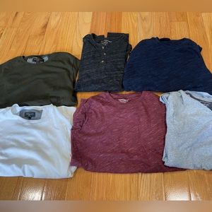 Lot of Six (6) Banana Republic Shirts - S